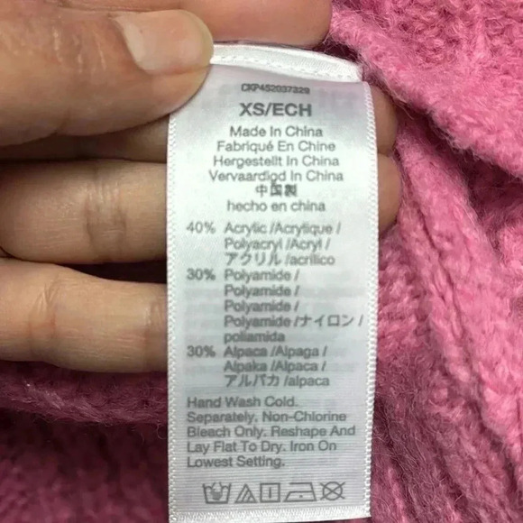 Madewell Alpaca Blend Charley Cozy Pullover Pointelle Knit Sweater - Picture 7 of 7